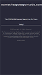 Mobile Screenshot of namecheapcouponcode.com